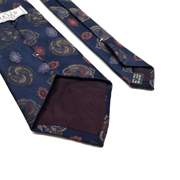 Men's Store Polyester Silk Mens Ties Business Accessory Work Designer Gift Blue - Picture 5 of 6